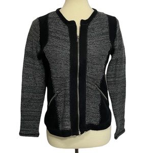 Curio Zipper Up Knit Jacket